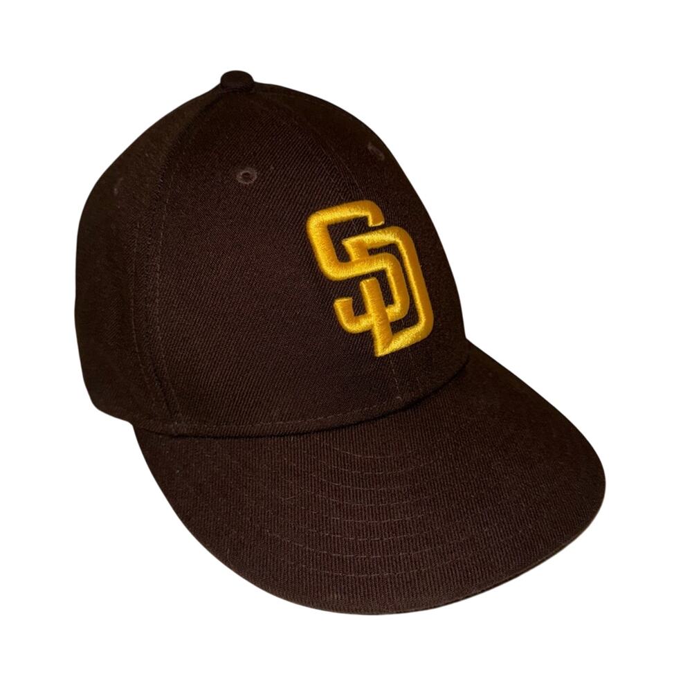 MLB OFFICIAL MERCHANDISE Padres San Diego Brown Baseball Cap Logo 6 7/8